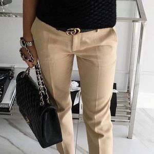 Vince size 6 Trousers Khaki EUC